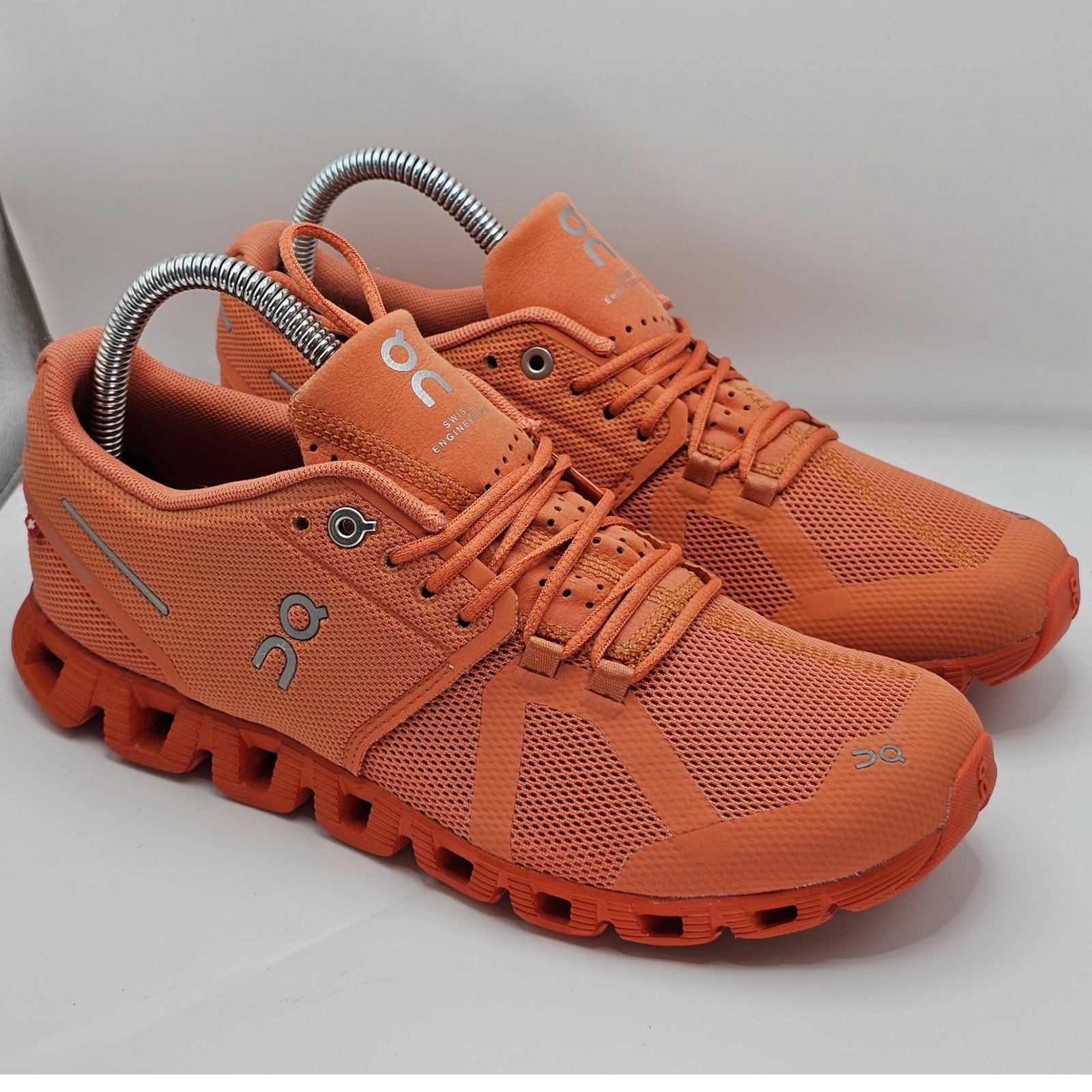 On Cloud 6 Sunstone Womens 8 Uk 6 Running Shoes Orange Sneakers Athletic Gym